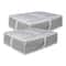 DII® Gray Blanket Soft Storage Cube, 2ct.